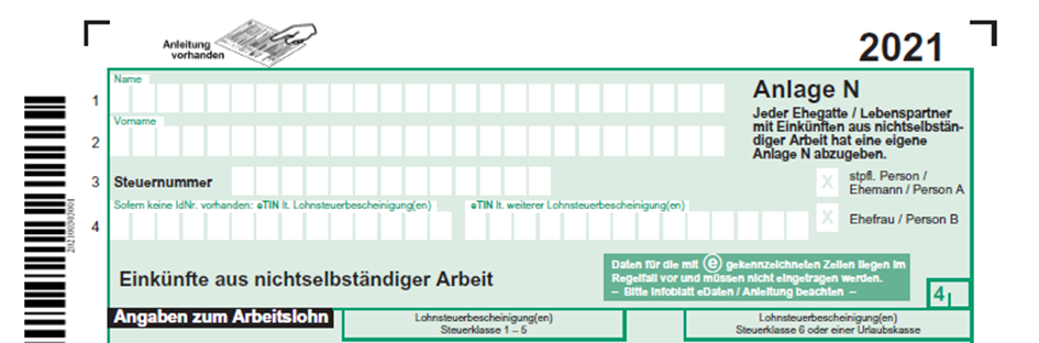 der oberer Aussschnitt der Anlage N 21 wird geszeigt.