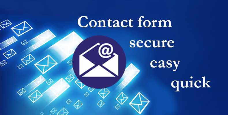 Contact form - secure simple fast