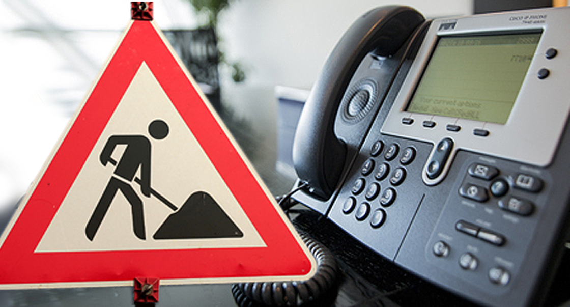 Telefonanalge defekt