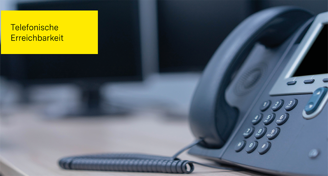 Telefonische Erreichbarkeit