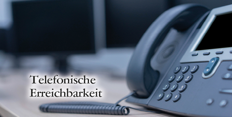 Telefonische Erreichbarkeit