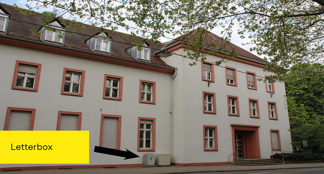 Mailbox of the Rastatt tax office