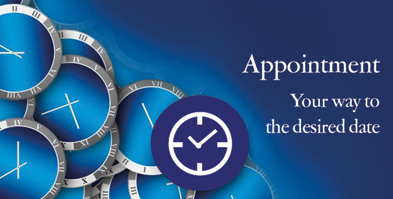Appointment - Your way to the desired date