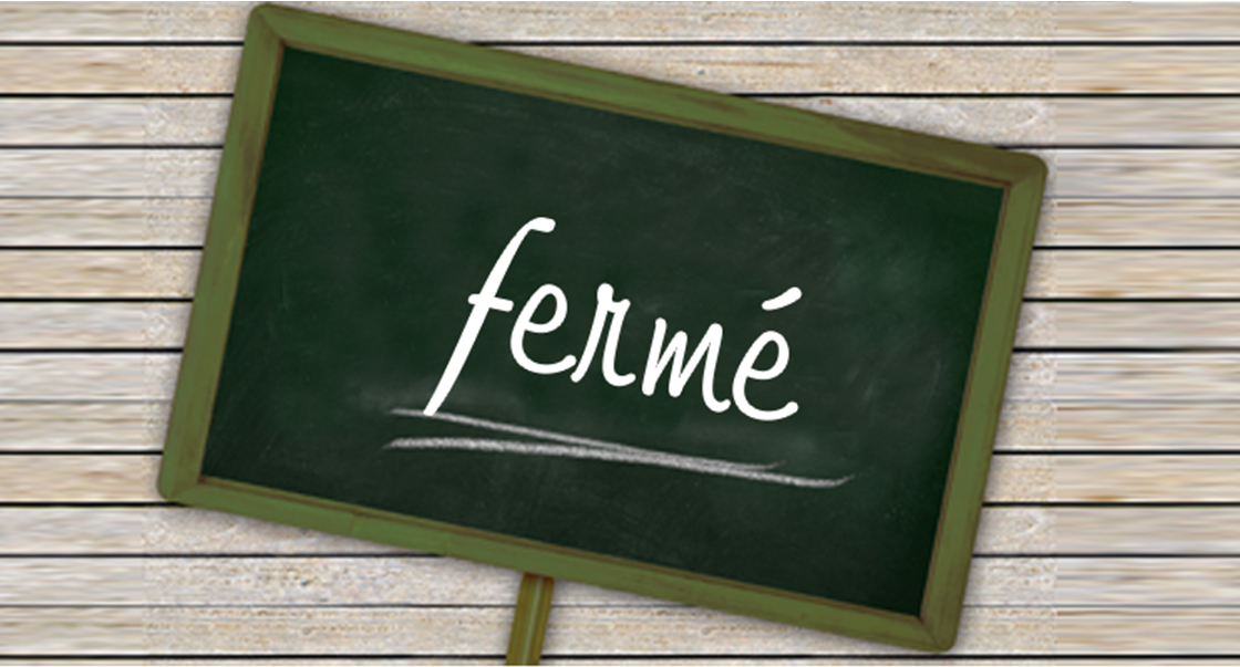 fermé