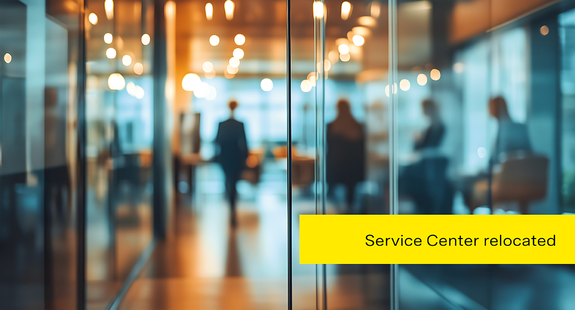 Service Center relocated